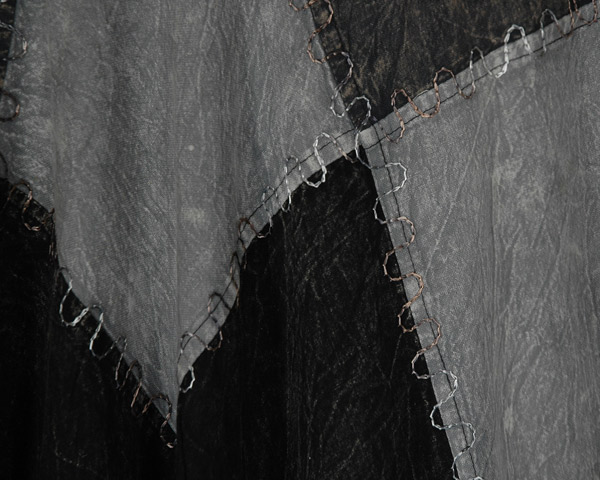 Urban Shadow Cotton Patchwork Full Circle Skirt