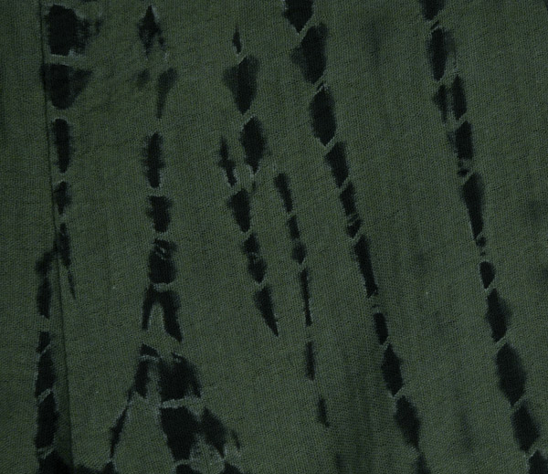 Green Kelp Tie Dye Straight Gauze Cotton Pants