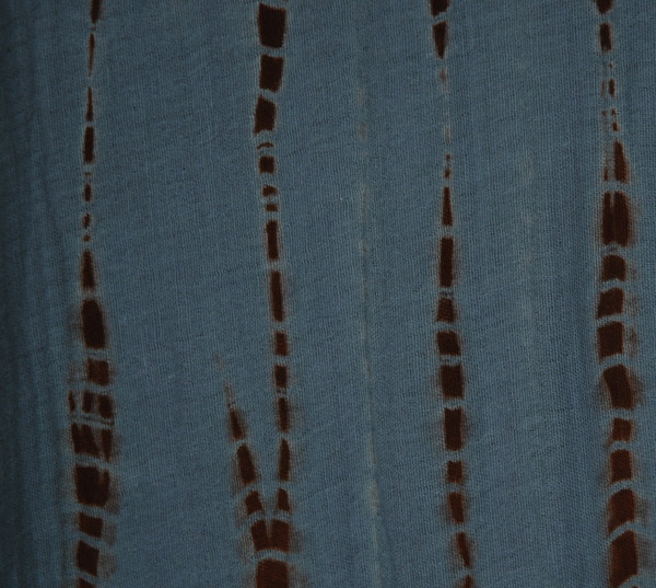Slate Blue Tie Dye Straight Gauze Cotton Pants