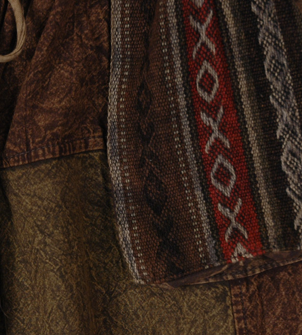 Stonewashed Earth Wide Leg Pants with Pockets