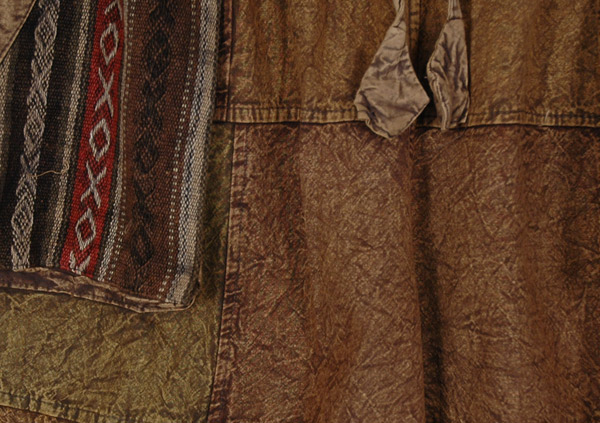 Earthy Olive Patchwork Pants For The Free Spirit
