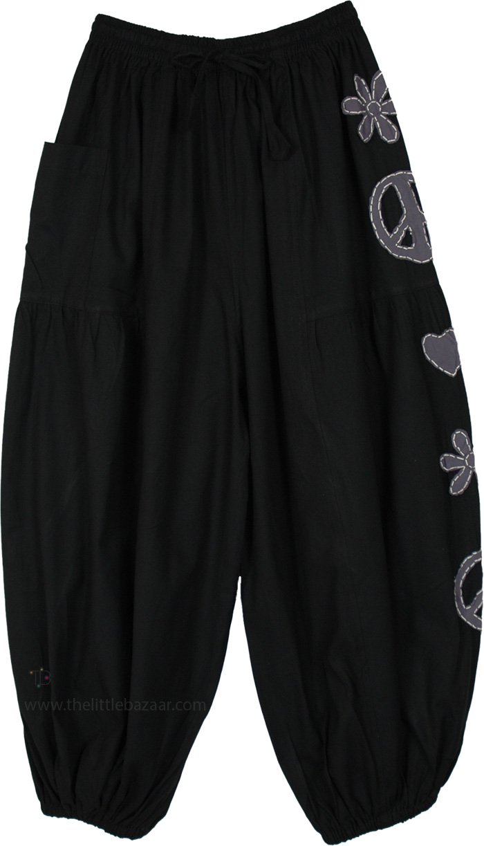Peace Love and Room To Move Harem Pants