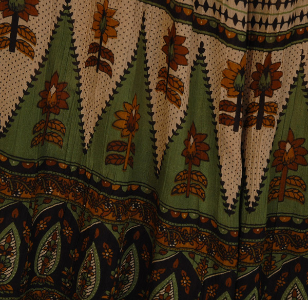 Floral Printed Very Wide Leg Boho Street Pants