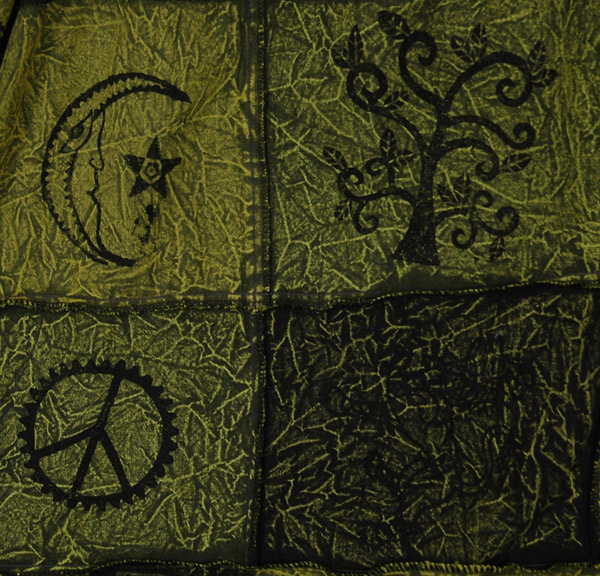 Wild Olive Tree-of-Life Boho Wide Leg Pants