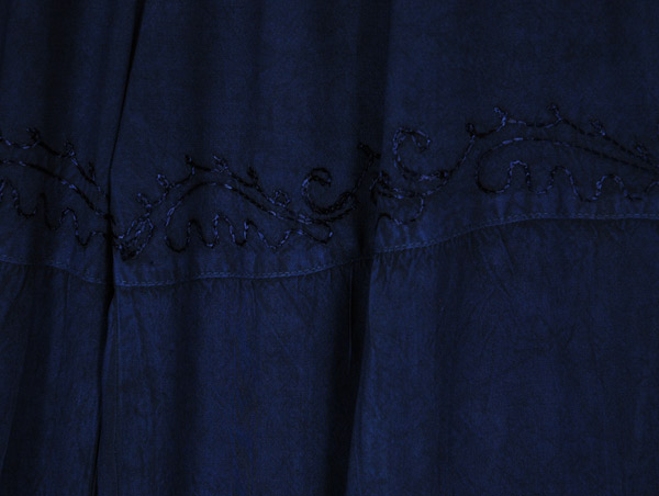 Astronaut Blue Tiered Wide Leg Palazzo Pants