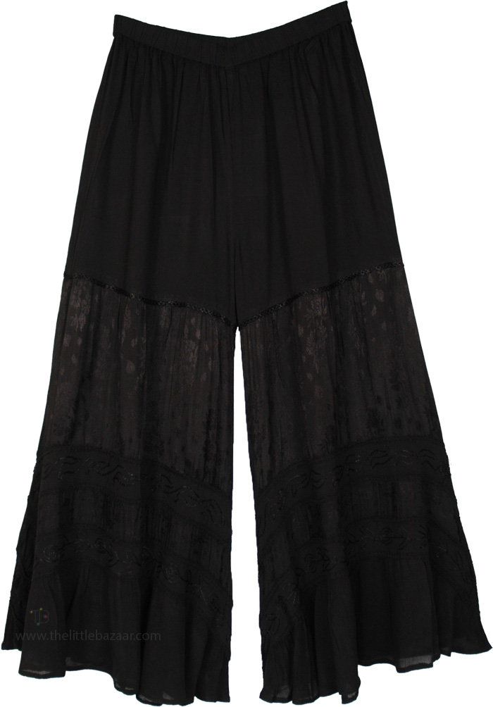 Soot Sorceress Wide Leg Renaissance Pants