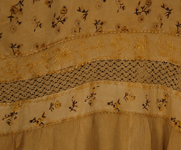 Soft and Flowy Honey Fairy Long Boho Skirt