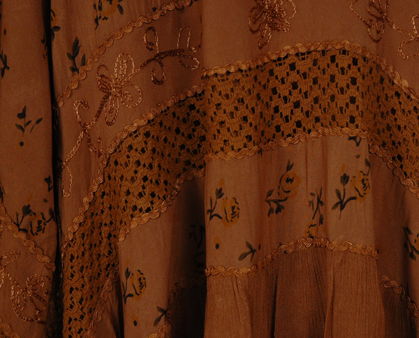 Terracotta Wanderer Missy Tiered Maxi Skirt