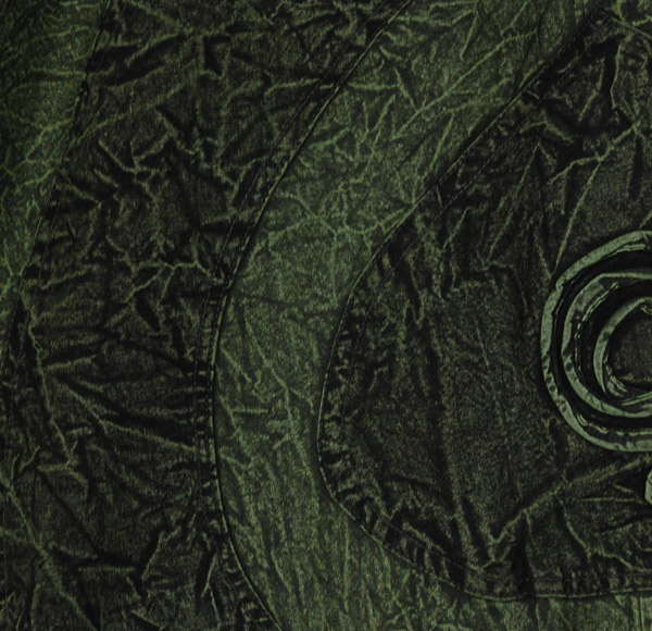 Olive Vortex Cotton Boho Harem Pants
