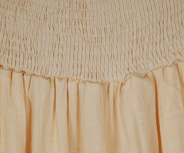 Vanilla Cloud Smocked Flowy Wide Leg Pants