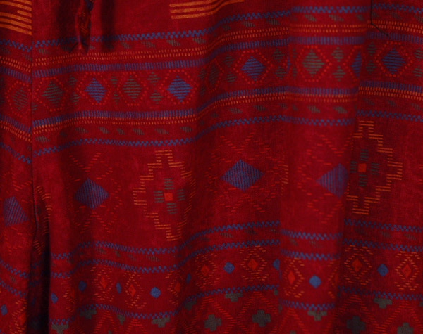 Magenta Mesa Boho Side Slit Palazzo Pants