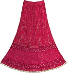 Ethnic Indian Crinkle Skirt 