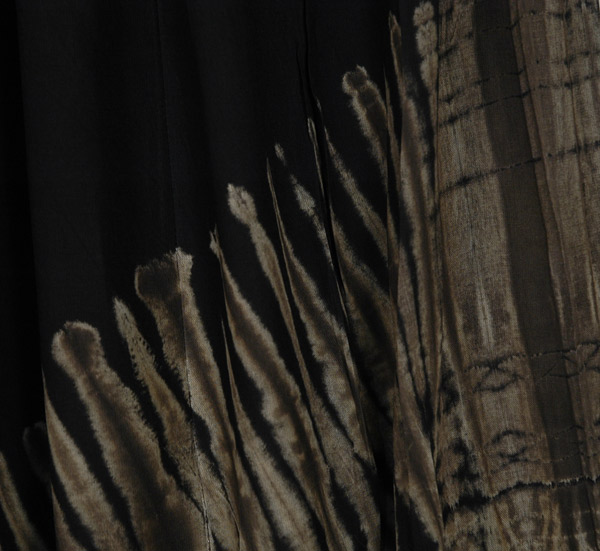 Ivory Flames Tie Dye Swirl Tall Harem Pants