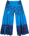 Beach Vacation Turquoise Crochet Long Skirt