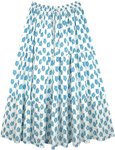 Medium to XL Cotton Summer Lined Long Skirt [6247]