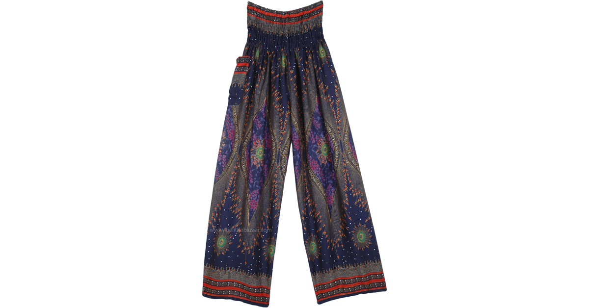 navy beach pants