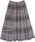 Indo Bohemian Printed Cotton Long Skirt