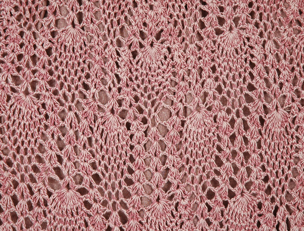 Turkish Rose Mid Length Crochet Cotton Summer Skirt