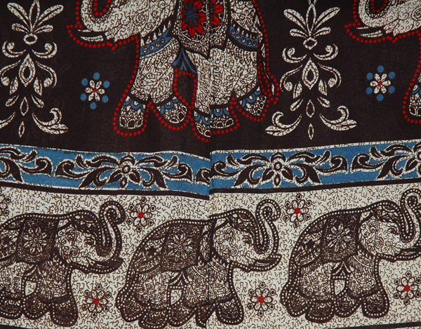 Bohemian Hippie Festive Elephant Print Harem Pants