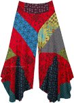 Thai Style Patchwork Pants with Different Prints [6526]