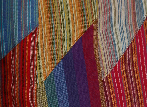 Bohemian Hippie Style Rainbow Maxi Long Cotton Skirt