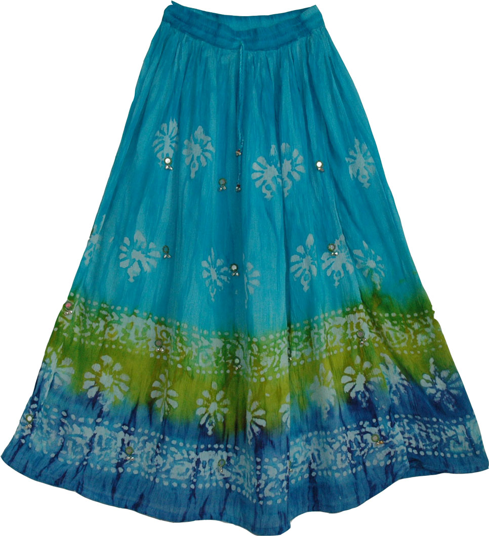 Womens Garden Long Skirt