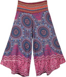 Summer Beach Boho Festival Clothing Wide Leg Pants