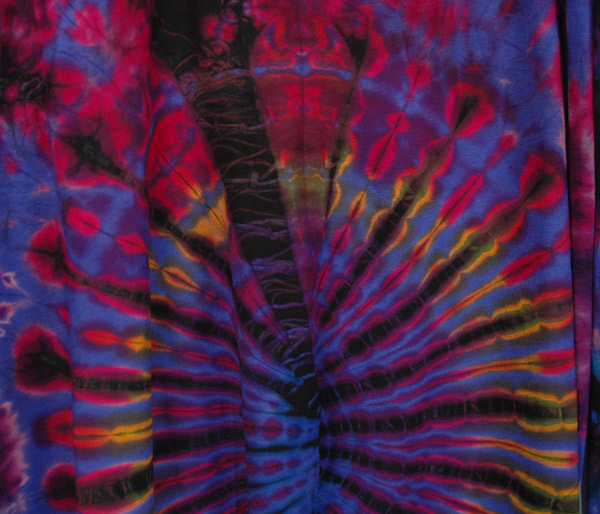 Nebula Gypsy Tie Dye Side Cut Palazzo Pants