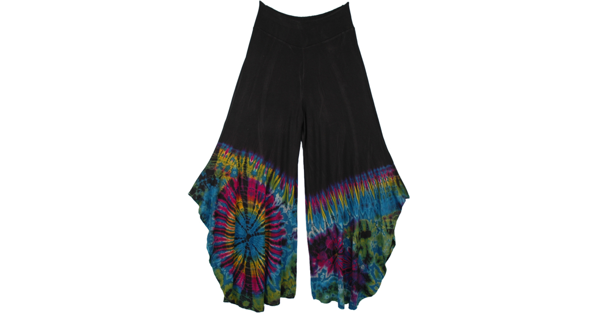 long pants with slits on the side