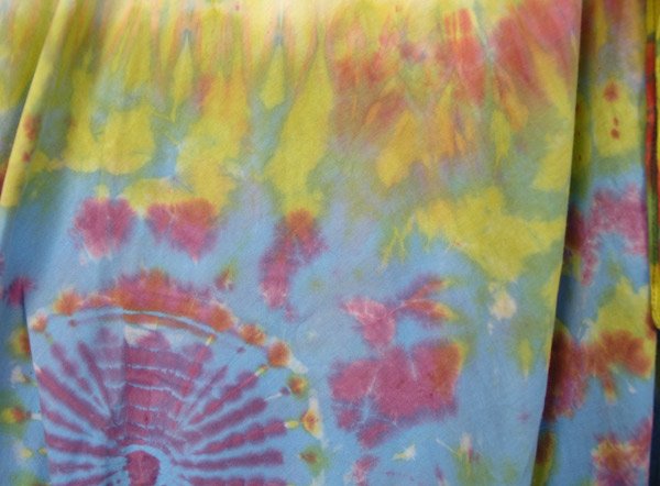 Natural Palette Tie Dye Long Wrap Around Skirt