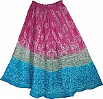 Tapestry Skirt w/ Sequin Skirt