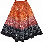 Sequin Skirt Tie Dye Skirt