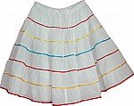 Short Skirt Cotton w/ Ribbon