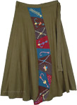 Cherrywood Espresso Wrap Womens Skirt