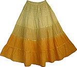 Summer Cotton Long Skirt