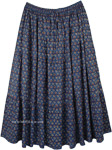 East Bay Plus Size Summer Printed Cotton Skirt
