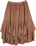 Mid Length Western Chestnut Copper Skirt