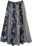 Sunset Magic Dori Patchwork Chic Long Skirt