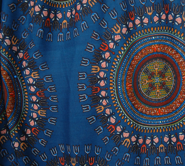 Royal Boho Mandala Printed Wide Leg Rayon Pants