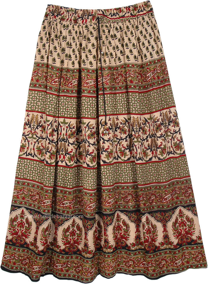 Rayon floral maxi skirt discount