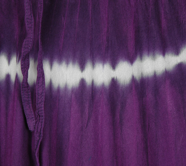 Mulberry Purple Wash Tie Dye Skirt in Rayon