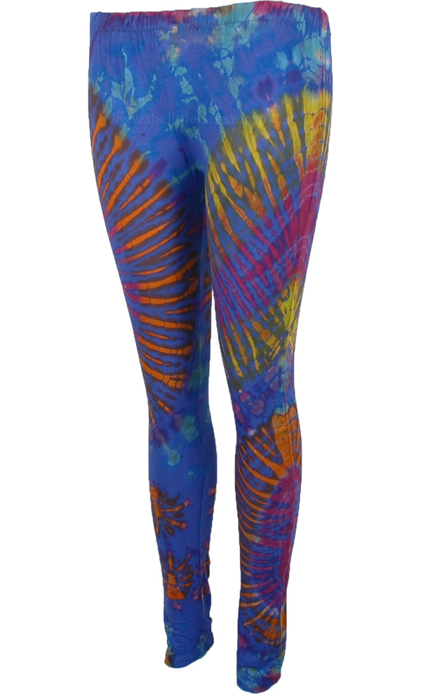 Cotton tie dye leggings hot sale