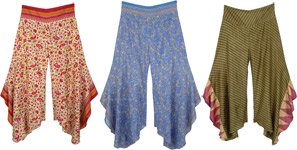 Flared Printed Elephant Trouser - Assorted Pack Of 3