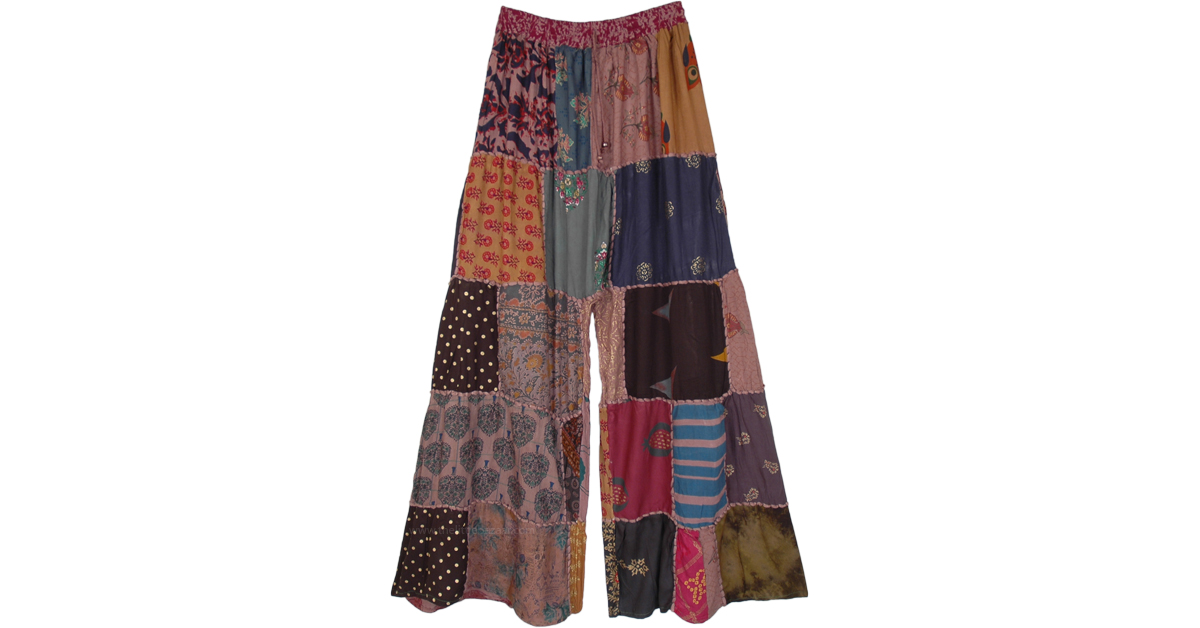 wide leg hippie trousers