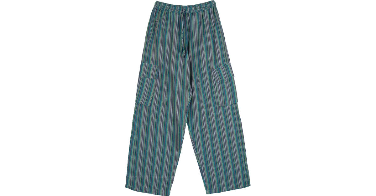 striped hippie pants
