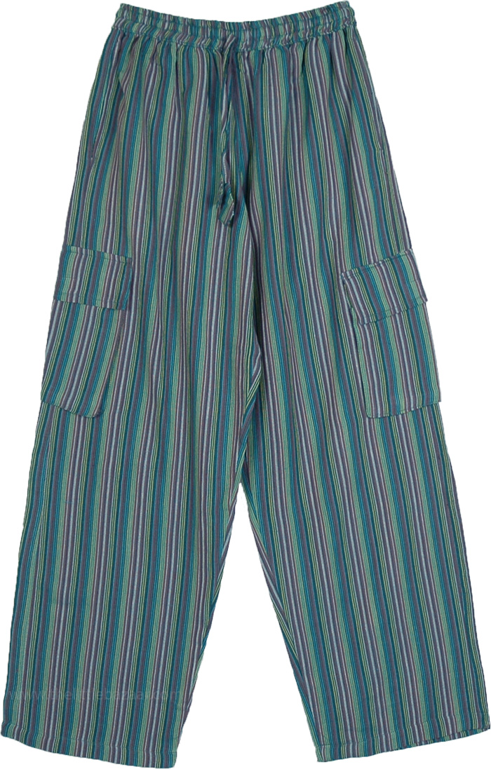 striped hippie pants