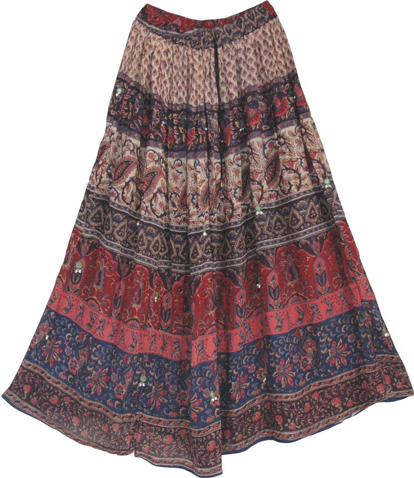 Ethnic Printed Long Skirt