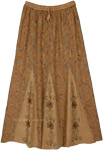 Spicy Mix Floral Printed Rayon Boho Long Skirt