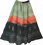 Tie Dye Sequin Dancing Skirt