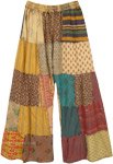 Turmeric Tonic Patchwork Bohemian Chic Trouser